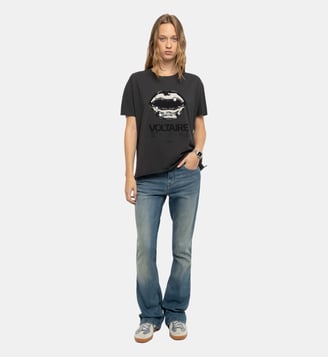 T-shirt Tommer - Zadig&Voltaire - Gris carbone