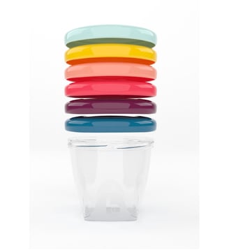 Pot de conservation Babybols 250 ml (x6) - BABYMOOV - Blanc