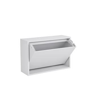 Boîte de rangement en plastique recyclé Recollector - OYOY - Blanc