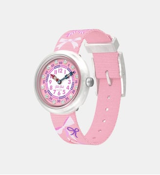 Montre Showtime Rose, Blanc FBNP250 - Flik Flak - Blanc