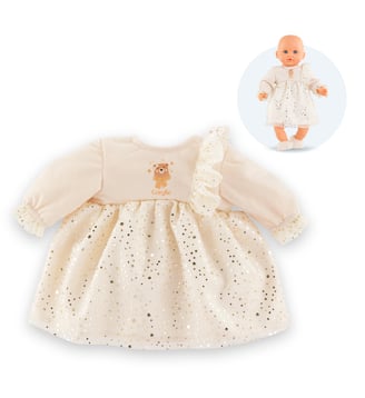 Robe Forêt Enchantée pour poupon 30 cm - Corolle - Beige