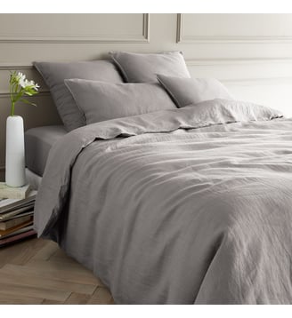 Housse de couette lin lavé AM.PM