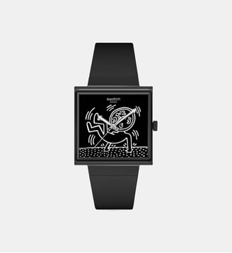 Montre What if Noir SO34Z103 - Swatch - Noir