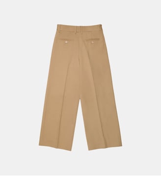 Pantalon formel avec logo - MM6 Maison Margiela - Sable