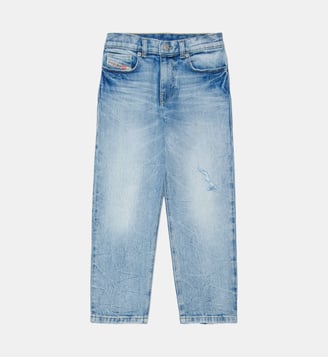 Jean regular fit lavage bleu clair - 2016 D-Air - Diesel Kids - Denim bleu