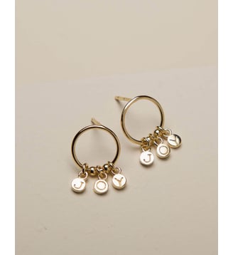 Boucles d'oreilles Joy FD - Flowers for Zoe - Doré