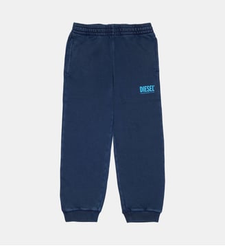 Pantalon en molleton avec logo - Diesel Kids - Bleu