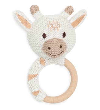 Hochet anneau de dentition - Jollein - Blanc