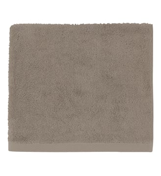 Drap de douche uni en coton peigné biologique, 650gr/m², ESSENTIEL - Alexandre Turpault - Taupe