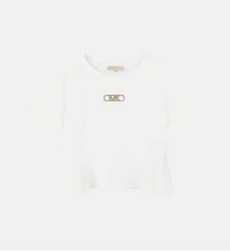 T-shirt manches courtes - Michael Kors Kids - Off white