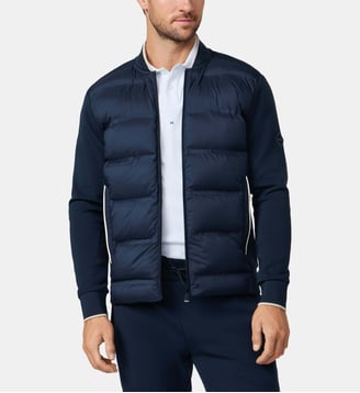 Blouson Matelassé Sweat - Hackett London - Bleu marine