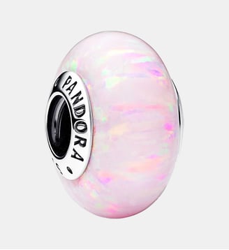 Charm Rose Opalescent - Pandora - Argenté