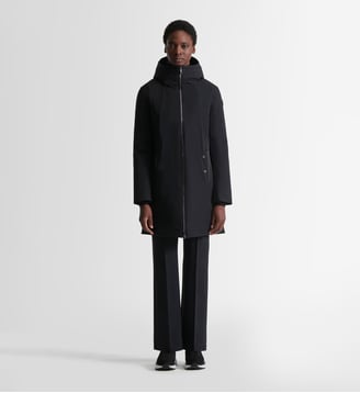 Manteau misha col montant coupe regular - Fusalp - Noir