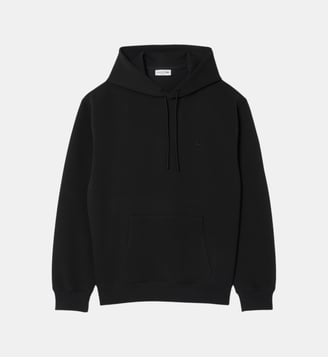 Sweatshirt à capuche graphique blason - Lacoste - Noir