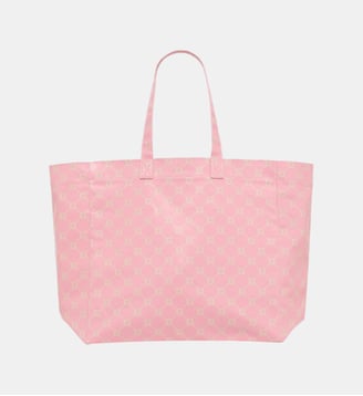 Sac en toile monogrammée - LOLA - Gerard Darel - Fraise et vanille