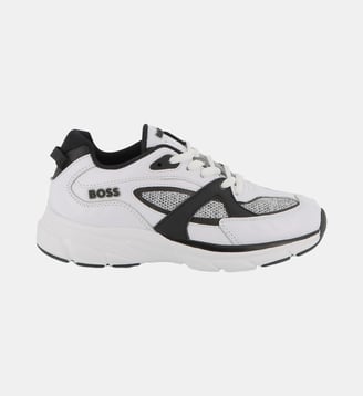 Sneakers stringate - BOSS Kidswear - Blanc