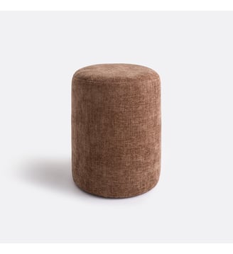 Pouf en tissu texturé La Redoute Interieurs