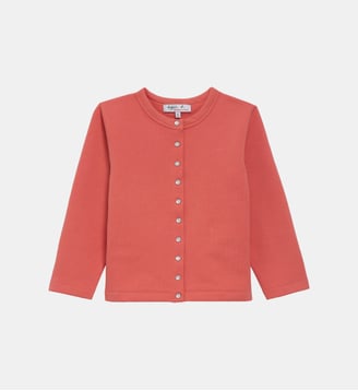 Cardigan pressions 12 ans - Agnès b. - Rose anella
