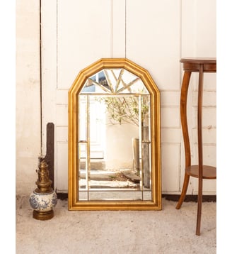 Miroir doré Georges N°1352- Produit chiné - Debongout - Doré