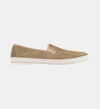 Sandales Suede Embosse - Rivieras - Marron tan
