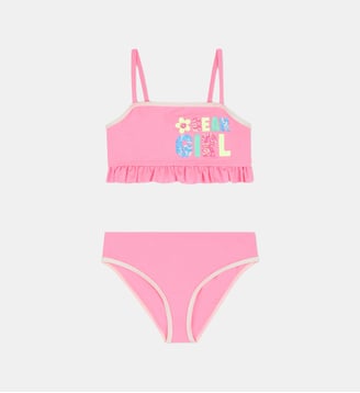 Maillot de bain 2 pièces - Billieblush - Rose fluo