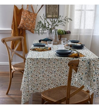 Nappe impimée en coton lavé - La Redoute Interieurs - Multicolore