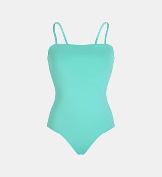 Maillot de bain une pièce décolleté carré uni - Vilebrequin - Caribbean