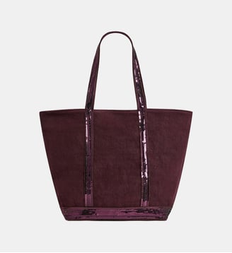 Cabas M Zippé En Lin - Vanessa Bruno - Aubergine
