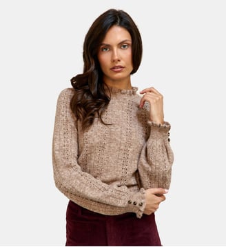 pull uni MAXINE - La Petite Etoile - Beige