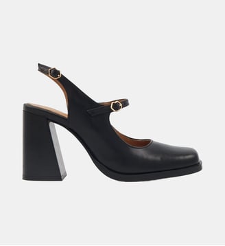 Babies Flora Cuir - Bons Baisers - Noir