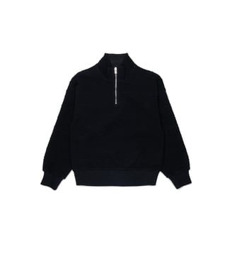 Sweat jacquard à demi-zip - Amiri - Noir