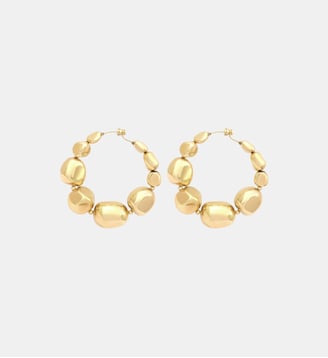 Boucles d'oreilles créoles   - Loulou - Satellite - Doré