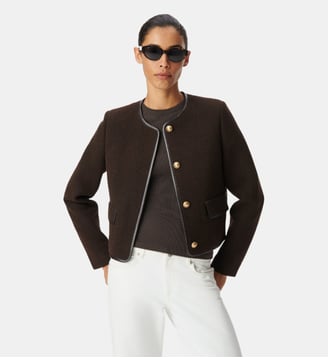 Veste lainage boutons militaires Ikks