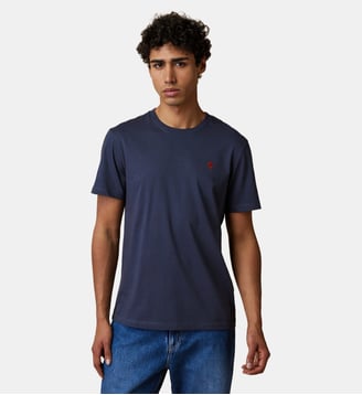 T-shirt en maille - Faguo - Marine grisé