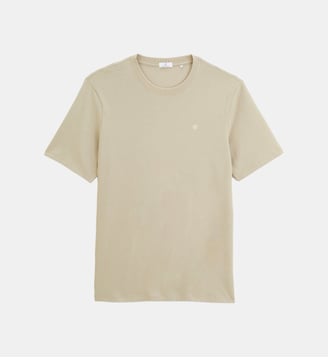 T-shirt col rond Théo en coton - Serge Blanco - Beige