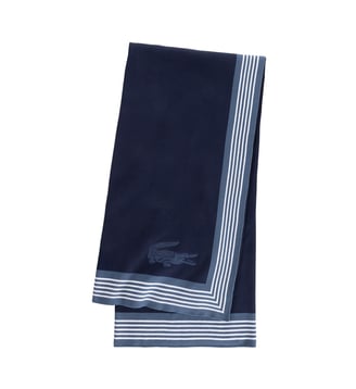 Plaid en coton - Lacoste Home - Marine