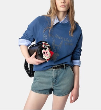 Sweatshirt Upper - Zadig&Voltaire - Bleu surf