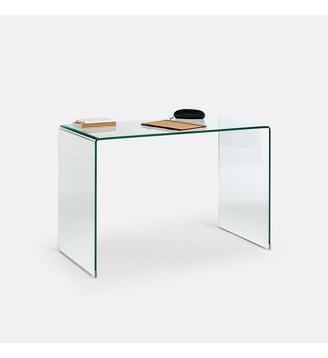 Bureau console en verre trempé La Redoute Interieurs