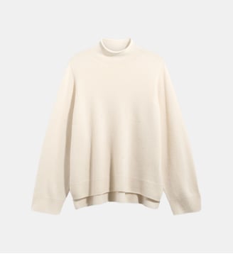 Pull à col montant en cachemire - REZA - Gerard Darel - Écru
