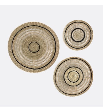 Lot de 3 décorations murales La Redoute Interieurs