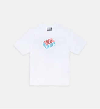 T-shirt avec logo - Diesel Kids - Blanc