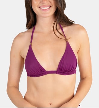 Haut de maillot de bain triangle ESSENTIALS - Passionata - Violet