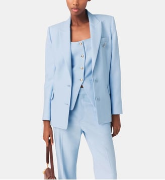 Veste de tailleur - Maje - Bleu ciel
