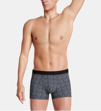 Boxer imprimé en Coton - Impetus - Bleu marine