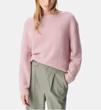 Cardigan tricot réversible devant/dos - Ikks - Rose