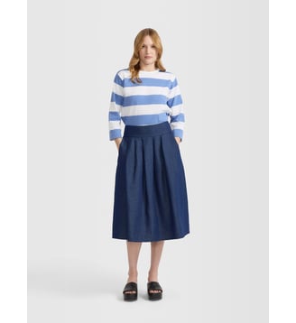 jupe Grand Hotel bleu marine - Agnès b. - Bleu denim