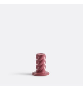 Bougeoir torsadé en céramique H9 cm La Redoute Interieurs