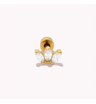 Piercing Lotus - Nebuleuse Bijoux - Or
