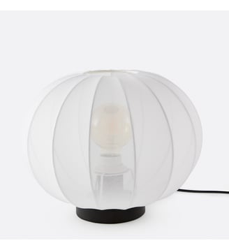 Lampe à poser métal fer et maille - La Redoute Interieurs - Blanc