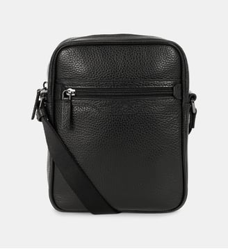 Sacoche Milano Gentlemen en cuir - Lancaster - Noir